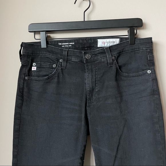 Adriano Goldschmied AG Legging Super Skinny Raw Ankle Jeans Sz 29R - Picture 5 of 9